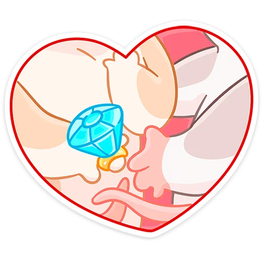 💍 Стикер «Крошка Обнимышка без надписей» для Telegram
