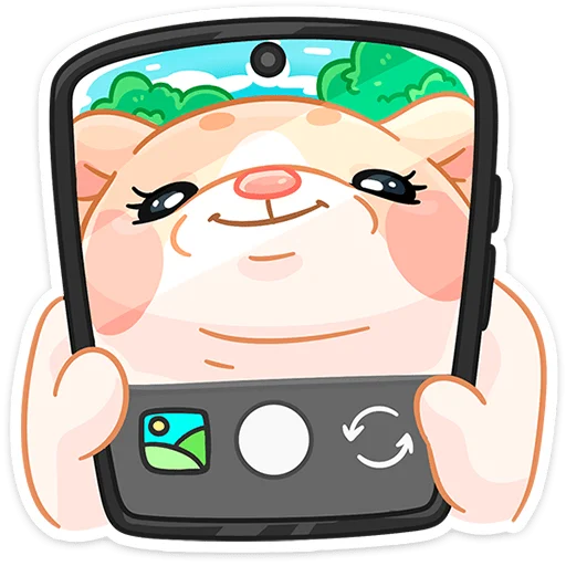 🤳 Стикер «Крошка Обнимышка» для Telegram