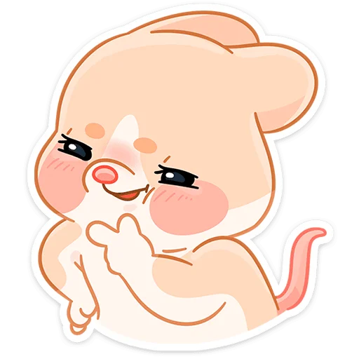 🤔 Стикер «Крошка Обнимышка» для Telegram