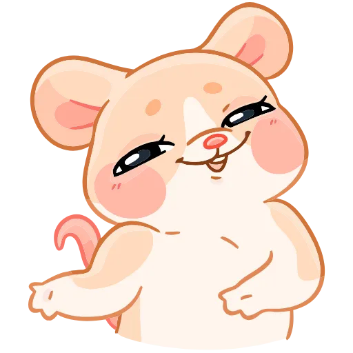 🐭 Эмодзи «Крошка Обнимышка» для Telegram