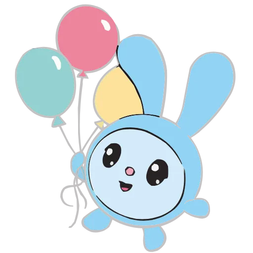 🎈 Эмодзи «Малышарики. День Рождения» для Telegram