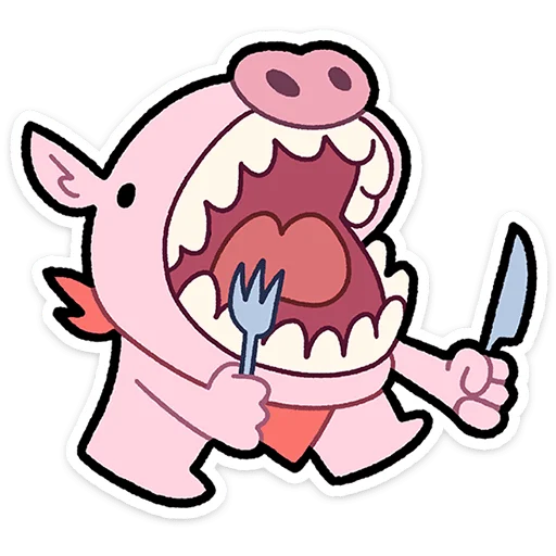 🐷 Стикер «Бекончик» для Telegram