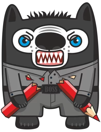 Стикерпак Bad Wolf для Telegram — скачать
