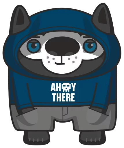 😕 Стикер «Bad Wolf» для Telegram