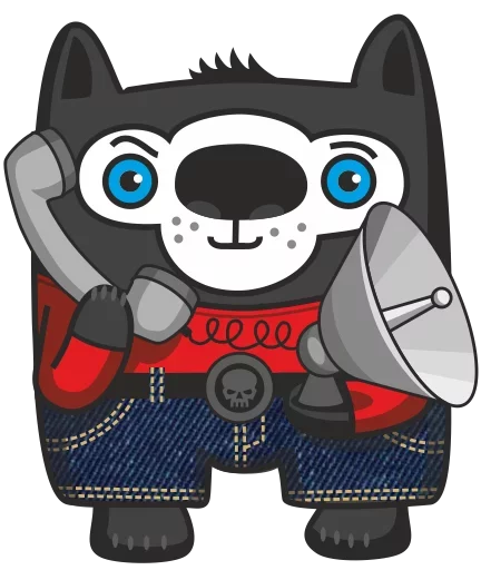 😲 Стикер «Bad Wolf» для Telegram