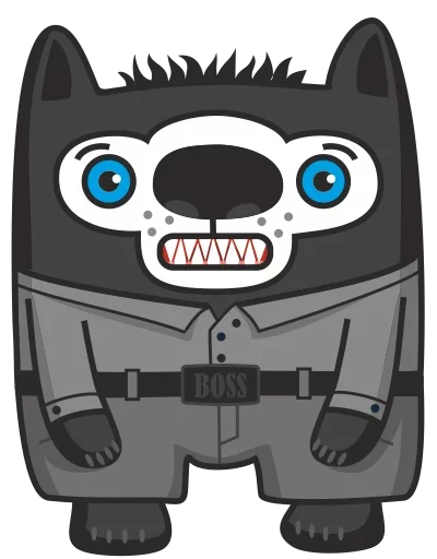 🙂 Стикер «Bad Wolf» для Telegram