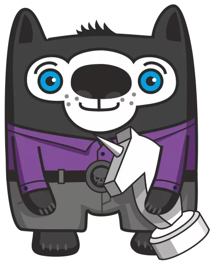 😛 Стикер «Bad Wolf» для Telegram