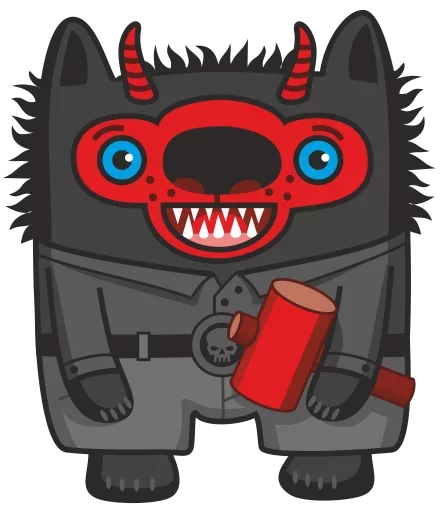 👹 Стикер «Bad Wolf» для Telegram