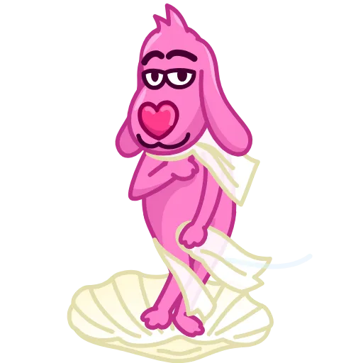 😇 Стикер «Lovehound» для Telegram