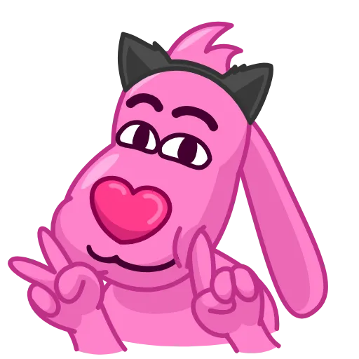 😛 Стикер «Lovehound» для Telegram