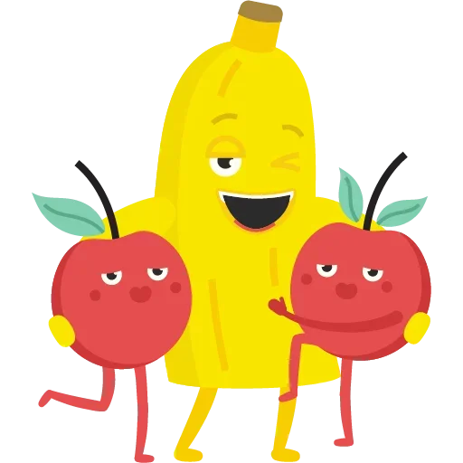 Стикерпак bad banana для Telegram — скачать
