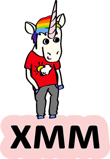 😂 Стикер «BadUnicorn» для Telegram
