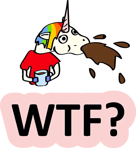 😡 Стикер «BadUnicorn» для Telegram