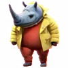 🦏 Эмодзи «толстый кот» для Telegram