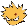 😠 Эмодзи «😒 BakuDeku cursed» для Telegram
