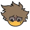 😨 Эмодзи «😒 BakuDeku cursed» для Telegram