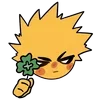 🍀 Эмодзи «😒 BakuDeku cursed» для Telegram