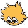 🫠 Эмодзи «😒 BakuDeku cursed» для Telegram