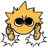 🤯 Эмодзи «😒 BakuDeku cursed» для Telegram