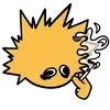 🚬 Эмодзи «😒 BakuDeku cursed» для Telegram