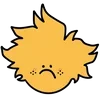☹️ Эмодзи «😒 BakuDeku cursed» для Telegram