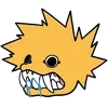 👹 Эмодзи «😒 BakuDeku cursed» для Telegram
