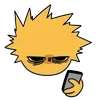 📱 Эмодзи «😒 BakuDeku cursed» для Telegram