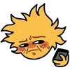 🫤 Эмодзи «😒 BakuDeku cursed» для Telegram