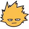 😐 Эмодзи «😒 BakuDeku cursed» для Telegram