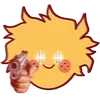 🔫 Эмодзи «😒 BakuDeku cursed» для Telegram