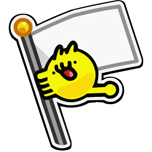 🏳️ Эмодзи «baller cat» для Telegram