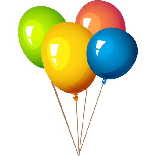 🎈 Стикер «Balloons» для Telegram