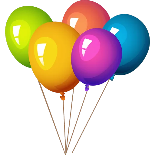 🎈 Стикер «Balloons» для Telegram