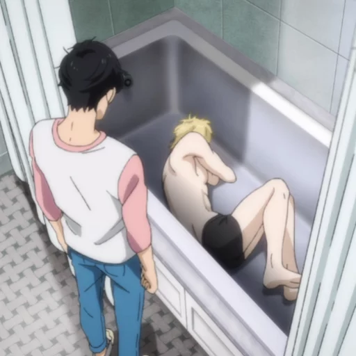 🛀 Стикер «Banana Fish (3)» для Telegram