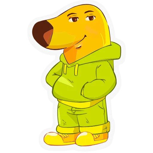 😏 Эмодзи «Бананяобананяй» для Telegram