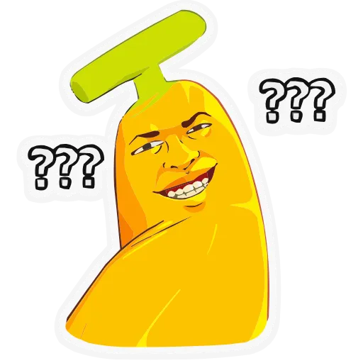 🤔 Эмодзи «Бананяобананяй» для Telegram