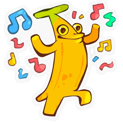 🕺 Эмодзи «Бананяобананяй» для Telegram