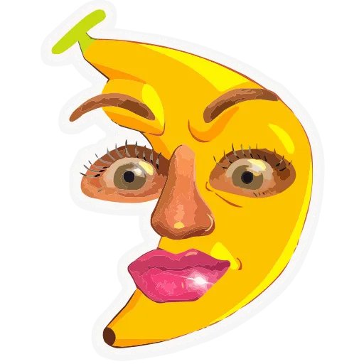 👄 Эмодзи «Бананяобананяй» для Telegram