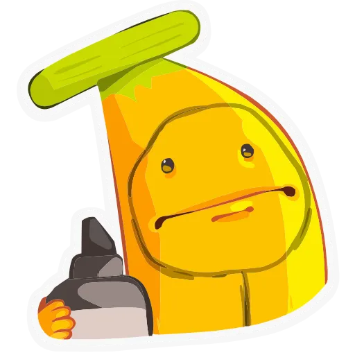 😐 Эмодзи «Бананяобананяй» для Telegram