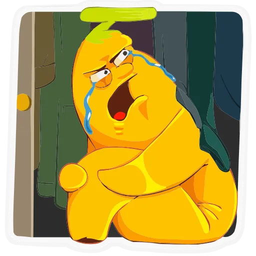 😭 Эмодзи «Бананяобананяй» для Telegram