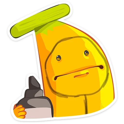 😐 Стикер «Бананяобананяй» для Telegram