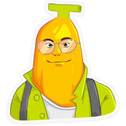 🤓 Эмодзи «Бананяо +» для Telegram
