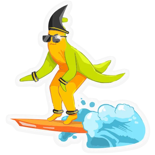 😎 Эмодзи «Бананяо +» для Telegram