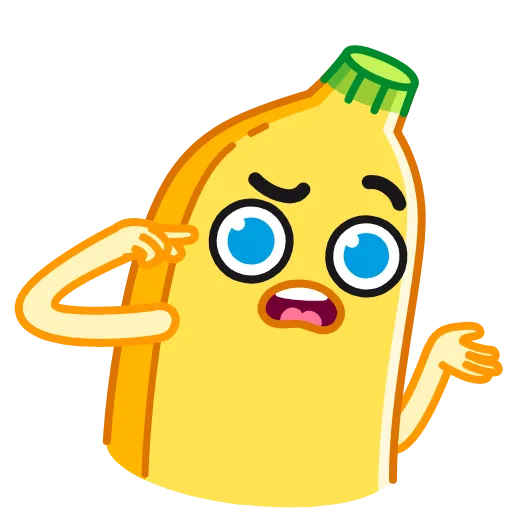 🫤 Эмодзи «Banana - анимированный банан» для Telegram