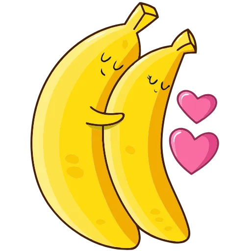 ❤️ Эмодзи «Бананос» для Telegram