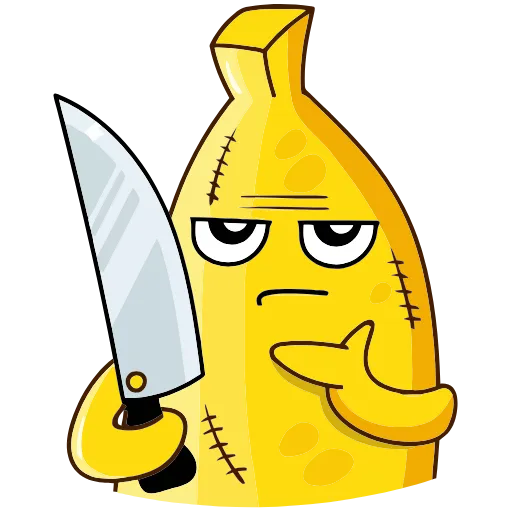 🔪 Эмодзи «Бананос» для Telegram
