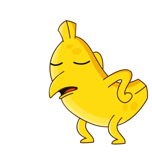 🐦 Стикер «Бананос» для Telegram