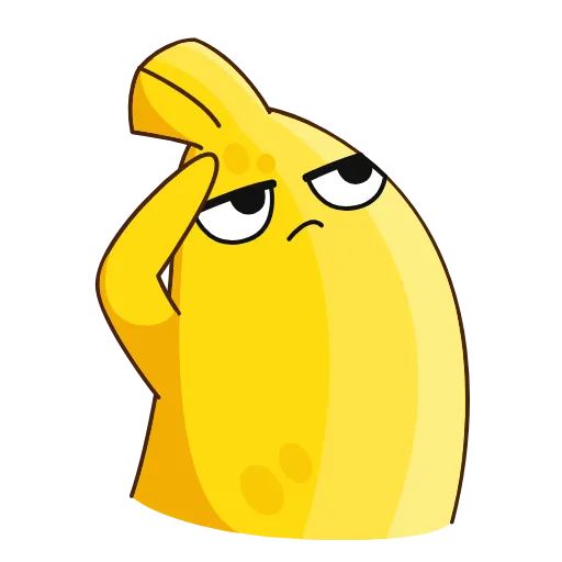 😟 Стикер «No text version» для Telegram