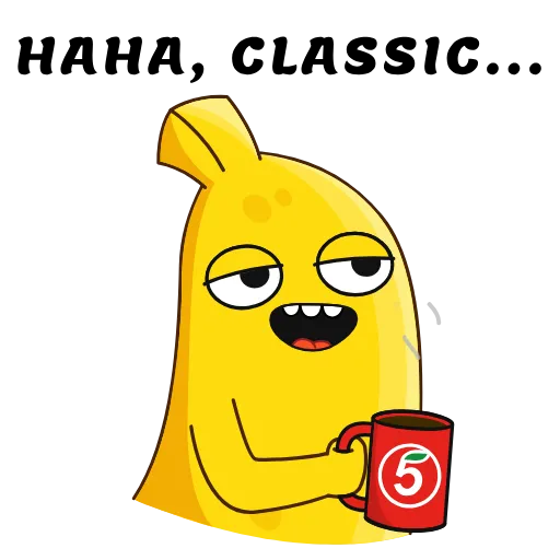 😏 Стикер «No text version» для Telegram