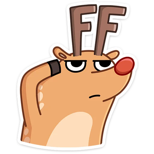 🫡 Стикер «Олень Барни» для Telegram